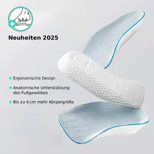Einlegesohlen mit Erhöhung